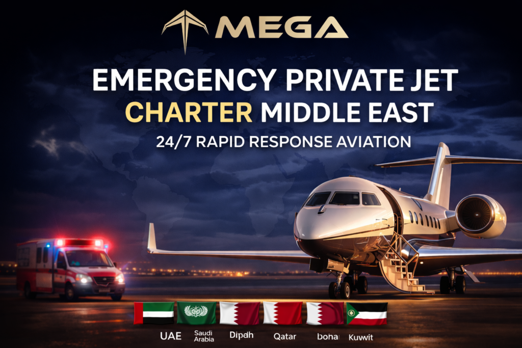 Emergency Private Jet Charter Middle East